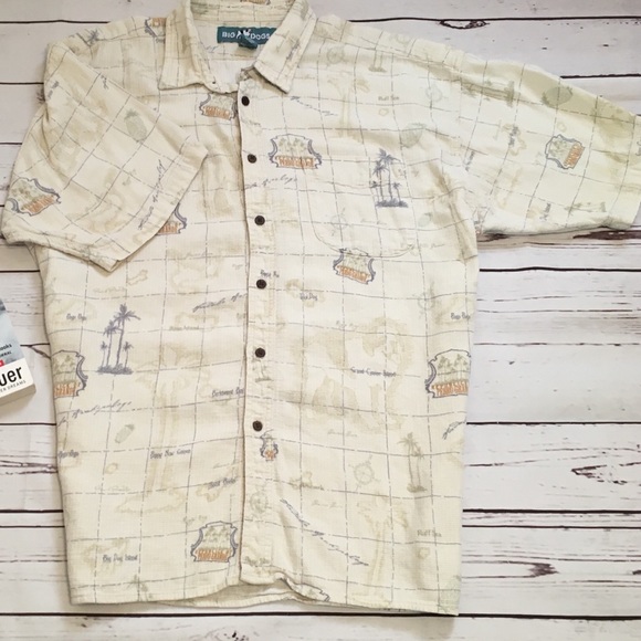 BIG DOGS Island button down shirt XL - Picture 4 of 8